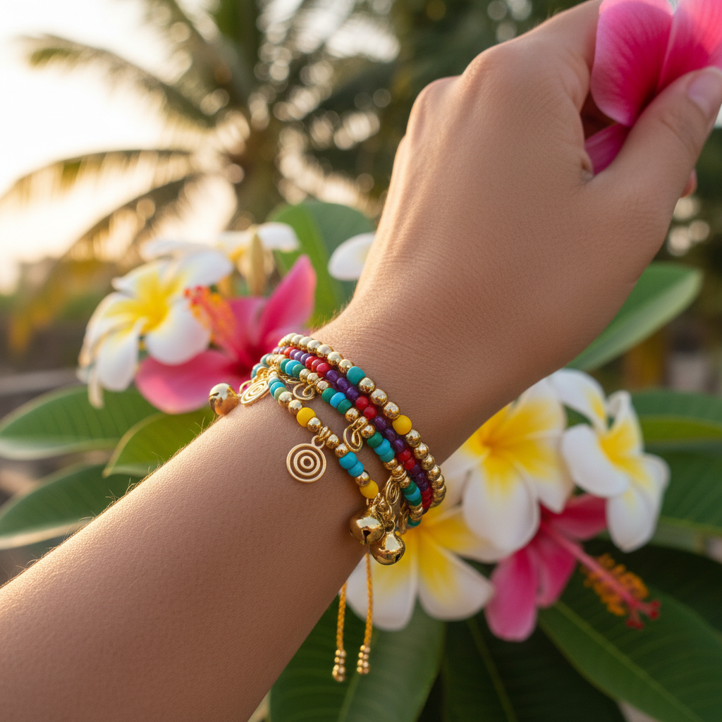 Macramé Bracelet — Spirit Bell lifestyle photo