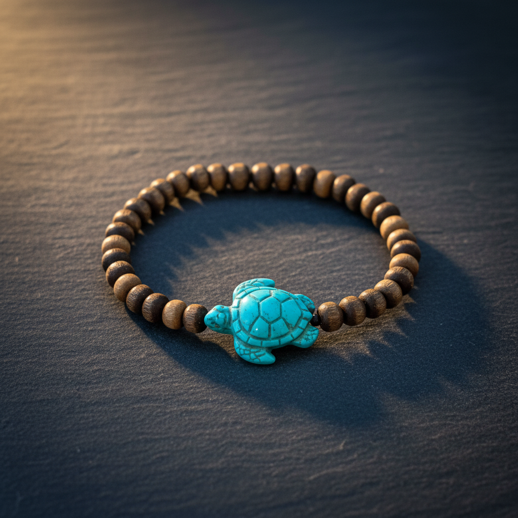 Wang Hin Turquoise Turtle Bracelet product photo